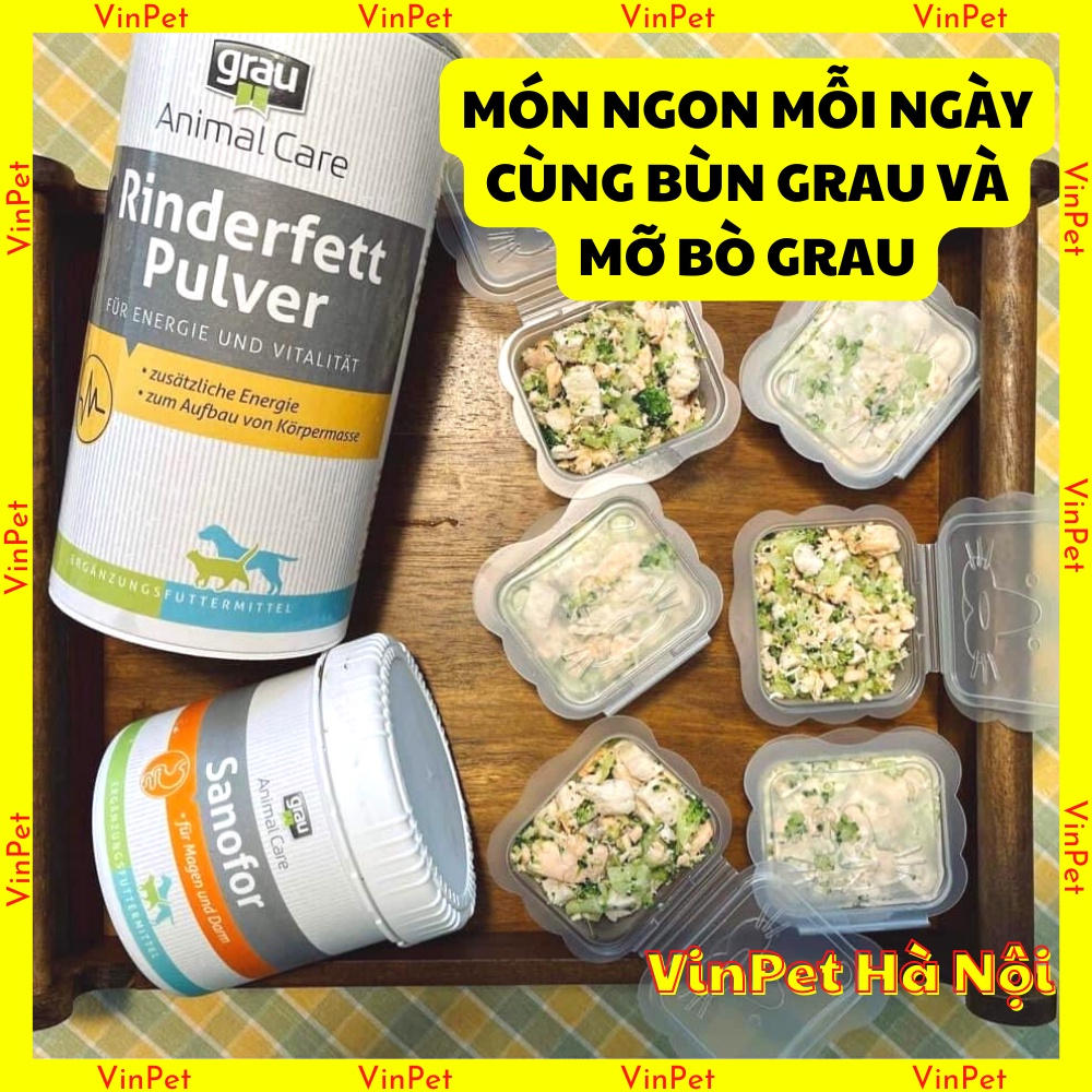BÙN SANAFOR HỖ TRỢ TIÊU HOÁ GRAU CHO CHÓ MÈO NHẬP ĐỨC