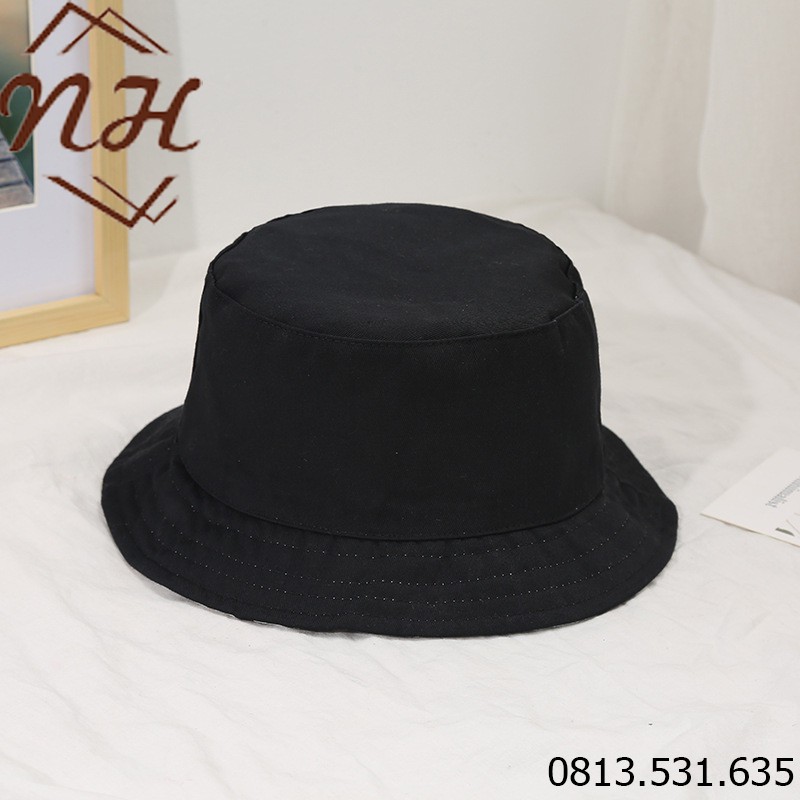 Mũ Bucket BÒ SỮA hai mặt ulzzang nam nữ đội ok - ẢNH THẬT - Nón bucket M15