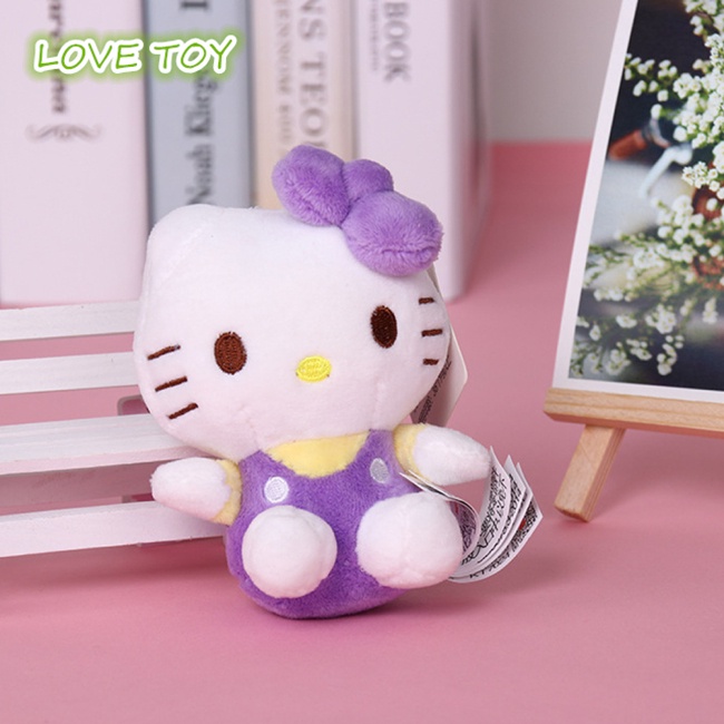 Búp Bê Nhồi Bông Hình Hello Kitty Trang Trí Ba Lô