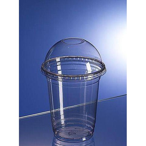 100 Cốc PET trong suốt nắp cầu