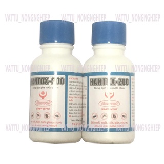 Combo 2 chai Diệt Muỗi Ruồi Nhặng Kiến Gián HANTOX-200 ( chai 100ml )