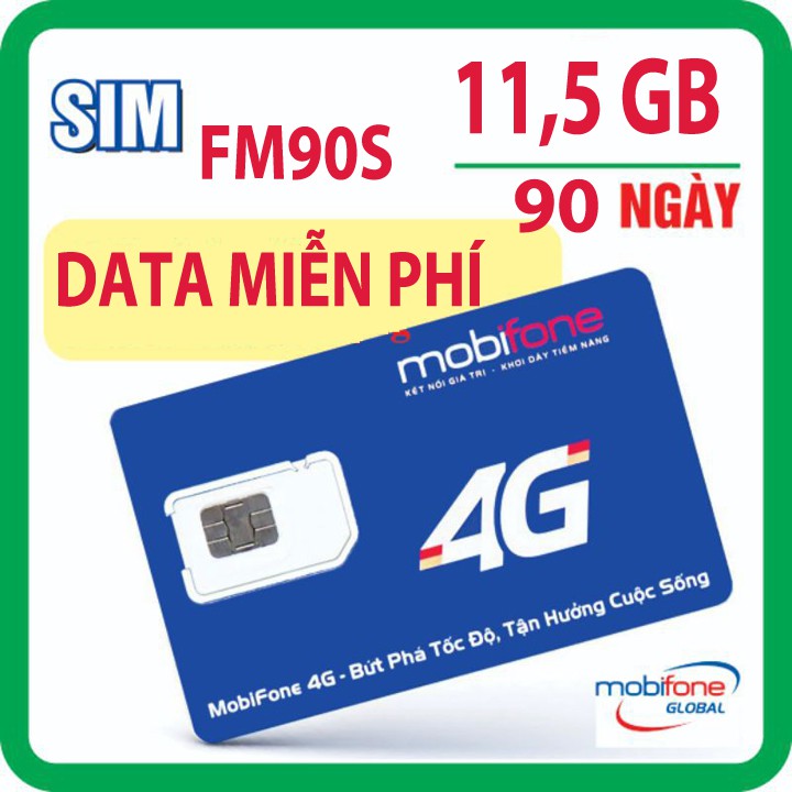 Sim Mobi 4G Đã Kích Dùng Free Data 3 Tháng Không Nạp Tiền Sim Dùng Mạng Cực Khỏe Cho Điện Thoại , Dcom