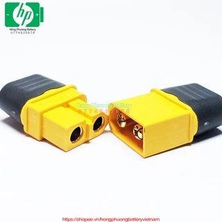 1 Cặp Jack cắm XT60 Amass Đồng nguyên chất chính hãng (có nắp) [ HP Battery ]