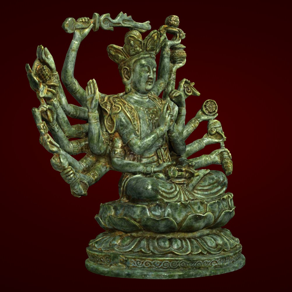 Tượng Phật Mẫu Chuẩn Đề - Xưởng E3D - Chuẩn Đề Vương Bồ Tát - PH 068