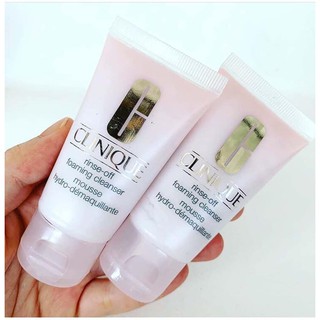 Sữa Rửa Mặt Tẩy Trang Clinique Rinse Off Foaming Cleanser 30ml