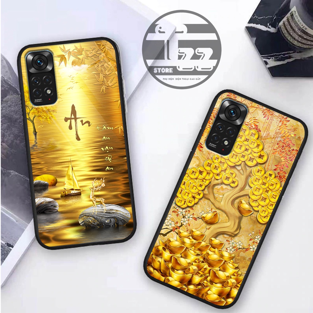 Ốp lưng KÍNH Xiaomi REDMI NOTE 11 4G/  NOTE 11S / REDMI NOTE 11 PRO 5G in hình TÂM AN VẠN SỰ AN-TÀI LỘC -SIÊU RẺ-BỀN-ĐẸP