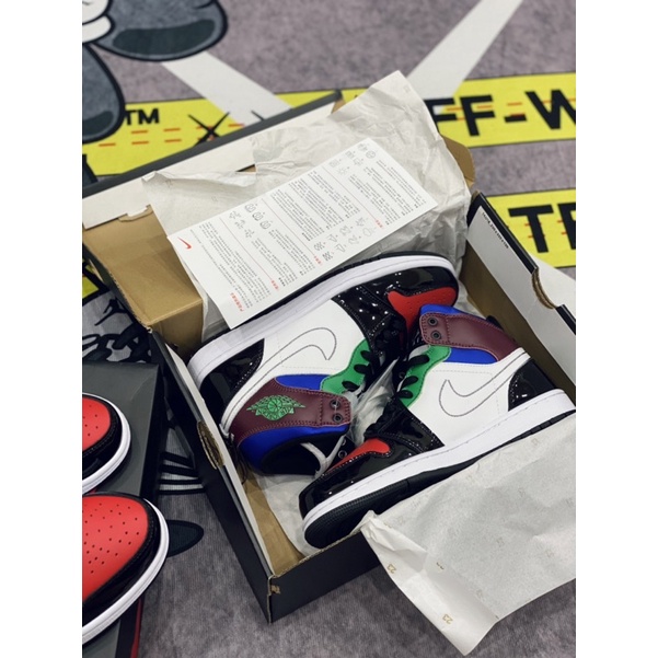 Giày thể thao cổ cao 7 Màu full box + tặng dây kèm