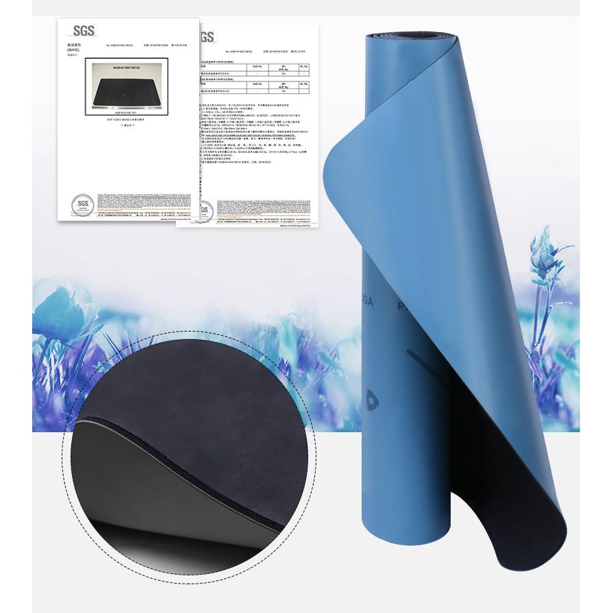 Thảm tập Yoga định tuyến Cao su tự nhiên PU Pido Cao Cấp -