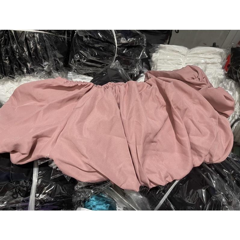 Áo croptop bẹt vai bí phồng xinh 24
