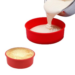 Khuôn silicone Làm Bánh Hình Tròn 4/6/8 Inch