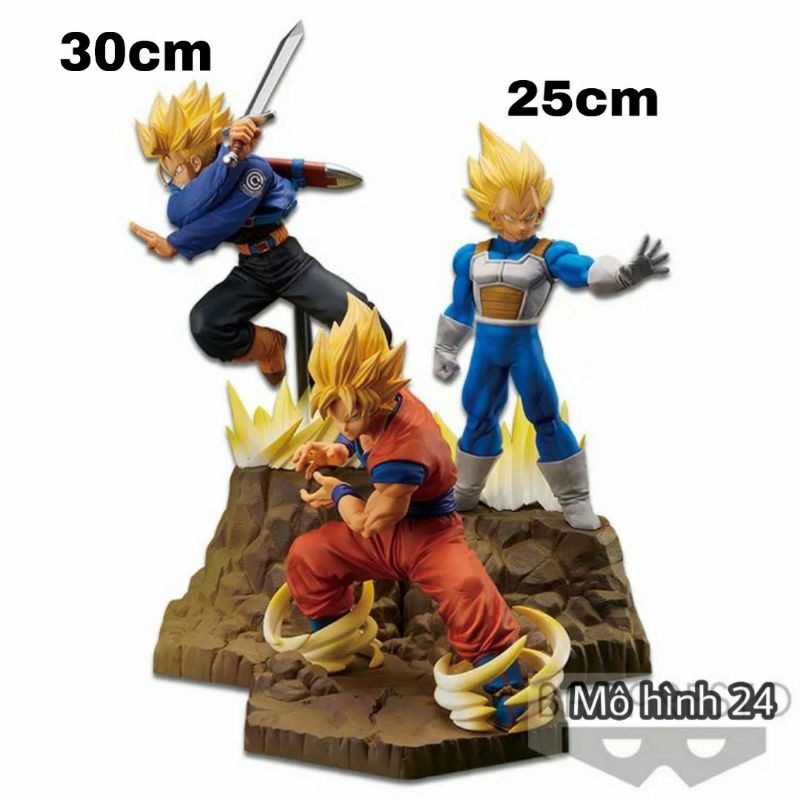 Mô hình Goku Vegeta Trunks có hiệu hứng Figure Dragonball bảy viên ngọc rồng Son goku Cadich