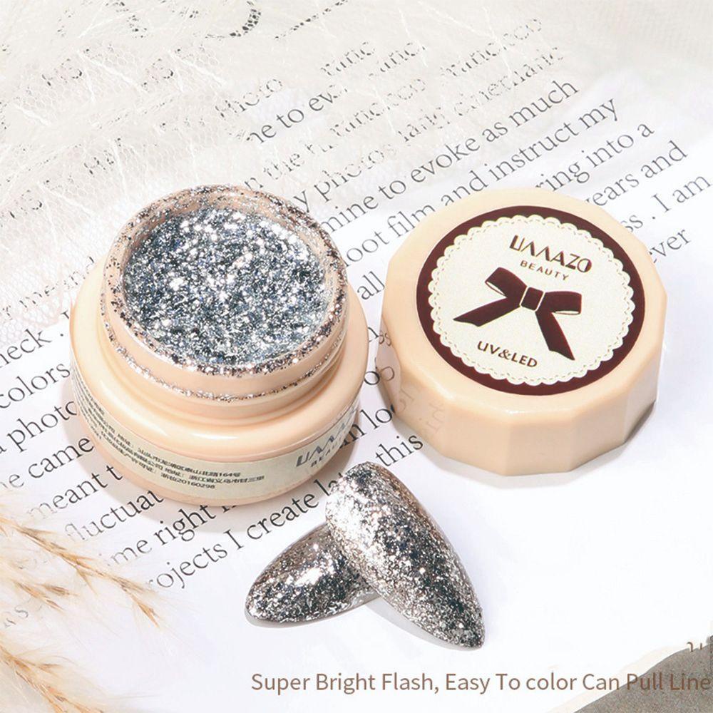 OCEANMAP Gel Sơn Móng Tay Bạch Kim Tuyến Bán Vĩnh Viễn DIY