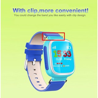 Đồng hồ thông minh có định vị gps v80 -1 xanh dương
