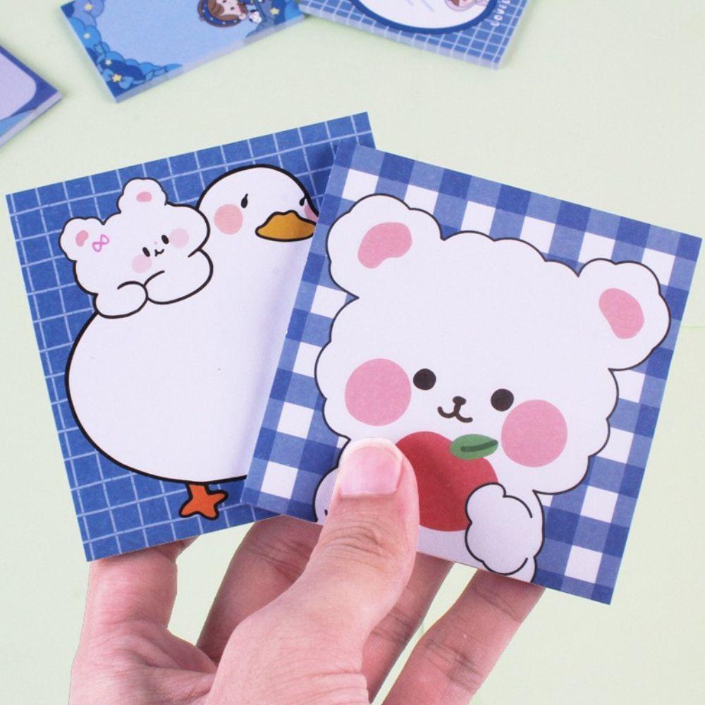 PEWANY Giấy Dán Ghi Chú Nhật Ký Hình Cô Gái Đáng Yêu