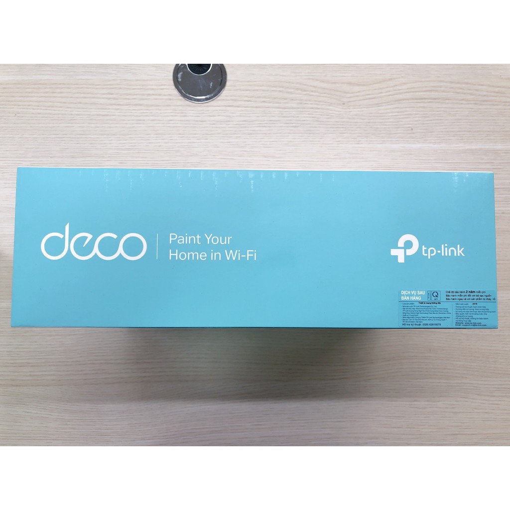 Bộ phát wifi mesh [BH 1 ĐỔI 1 TRONG 2 NĂM] TP-Link Deco M5 (3-Pack) - Hàng Chính Hãng