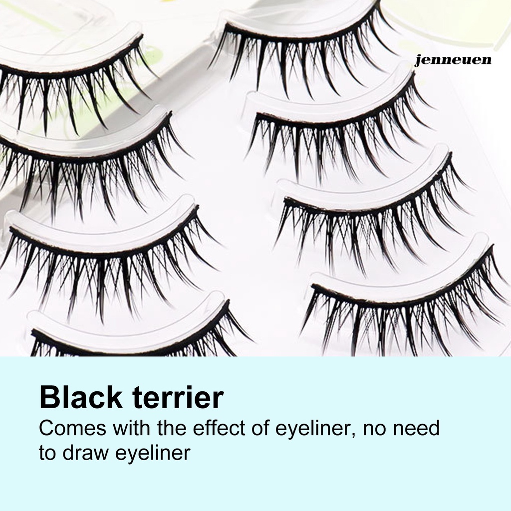 Set 5 Cặp Lông Mi Giả Loại Dày Mini Dành Cho Nữ