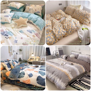 Bộ Vỏ Chăn Ga Gối Cotton Living (100% Cotton) Nhà TâmAn - CHAT CHỌN MẪU
