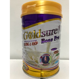 Sữa bột bổ sung xương khớp cho người già goldsure lon 900g