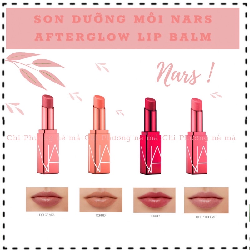 [DATE 2025] SON DƯỠNG MÔI NARS AFTERGLOW LIP BALM (KÈM BILL)