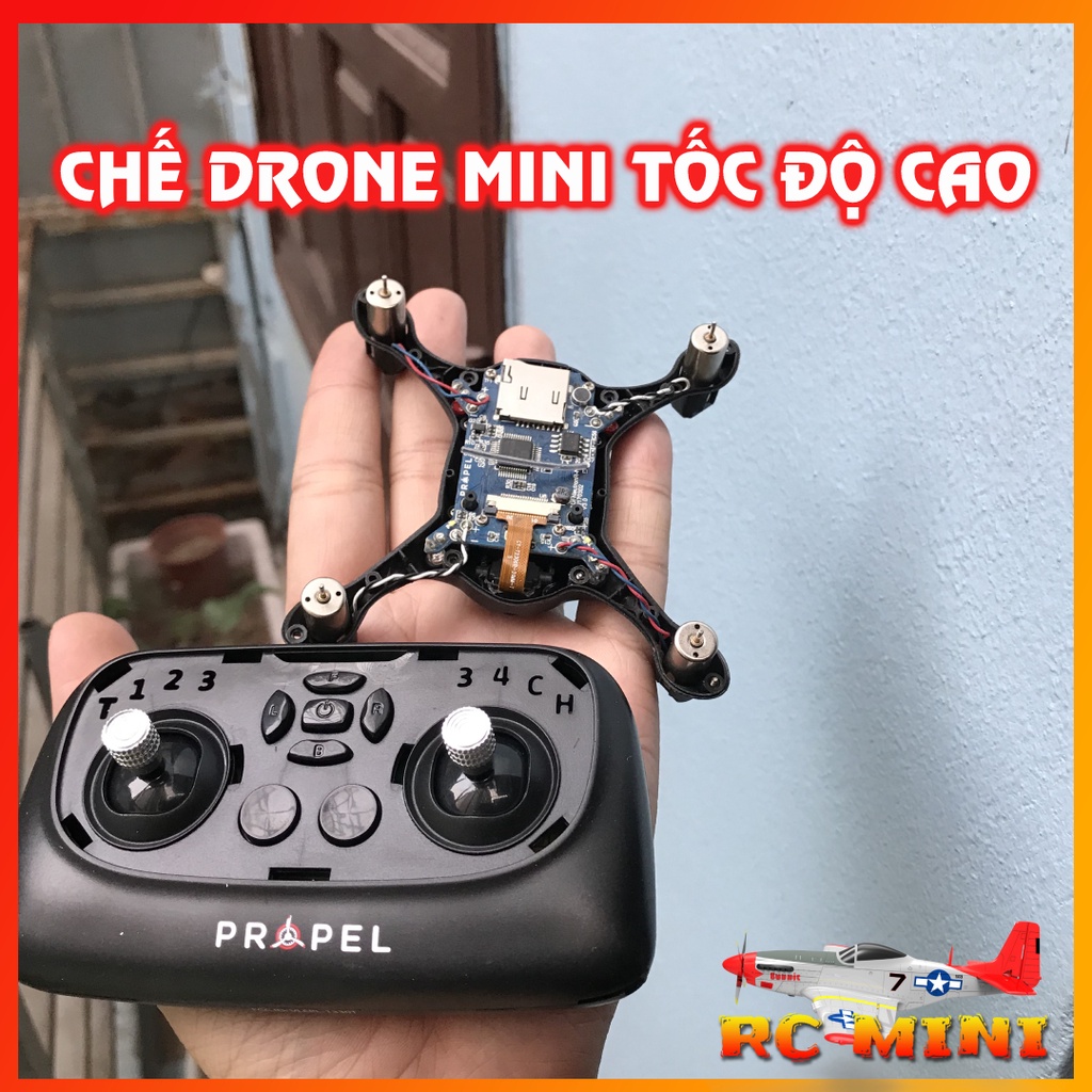 Mạch chế tạo drone mini tốc độ cao, bao gồm cả TAY ĐIỀU KHIỂN + MẠCH + 4 motor 820
