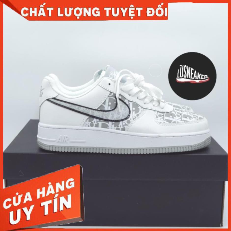 Giày Af1 Dior Trắng 🏆HOT TREND🏆 Sneaker Nam Nữ Đủ Size : 39-43/Giày AIR DlOR cổ thấp | BigBuy360 - bigbuy360.vn