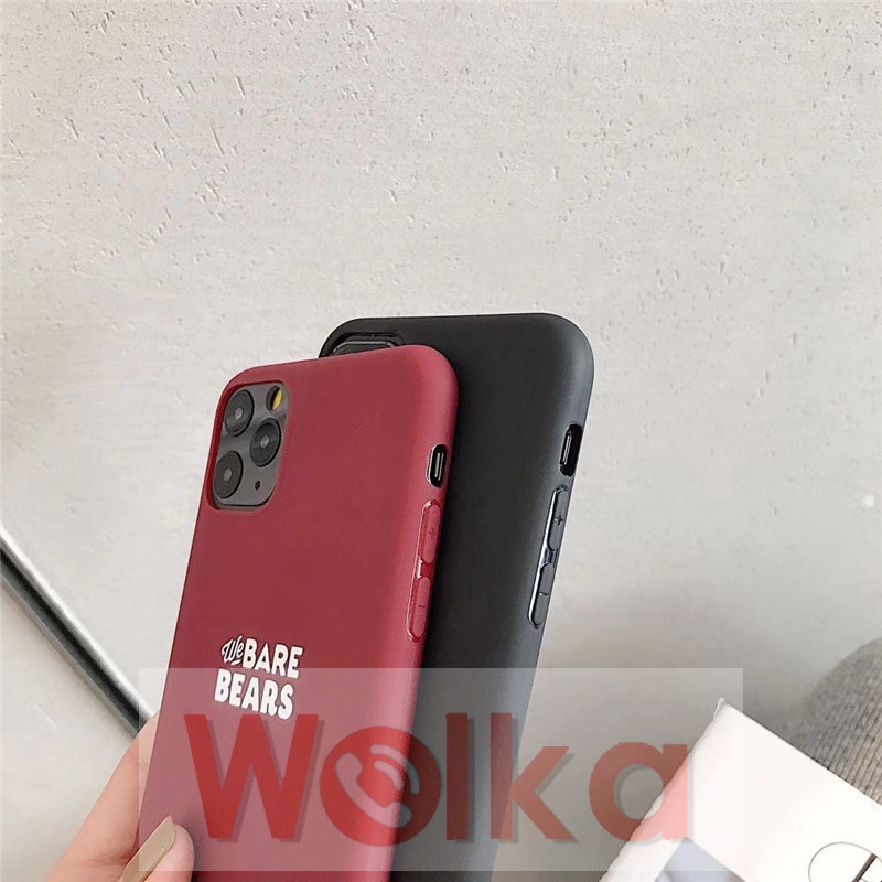 Ốp điện thoại phong cách We Bare Bears có giá đỡ cho Xiaomi Redmi note8 4X 4A 5A 6A S2 5 5A 5Aprime 5 5 Pro 6 6 Pro 7