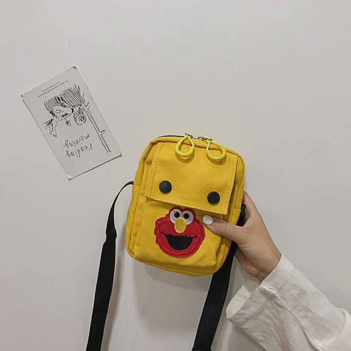Túi tote trơn vải đeo chéo đi học canvas mềm cao cấp | BigBuy360 - bigbuy360.vn