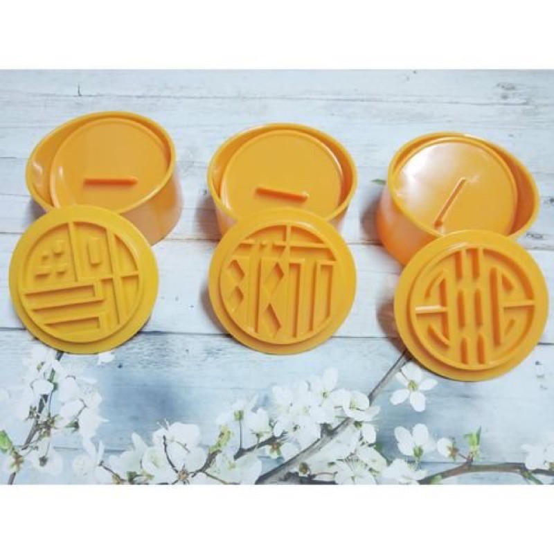 Bộ 3 Khuôn Nhấn Xôi Tròn Chữ Phước - Lộc - Thọ  Hiệu Vĩnh Trường