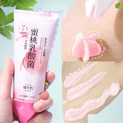 Ice cream peach lime hand cream 100g, moisturizing, whitening and moisturizing cream