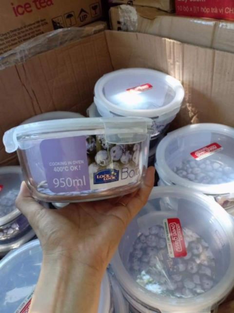 THỐ Thuỷ Tinh LOCk&lock 950ml.