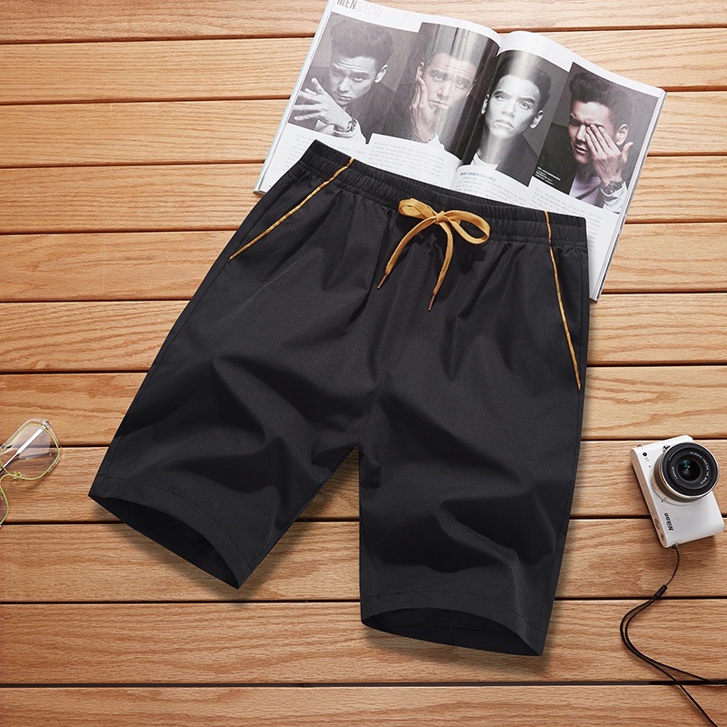 Quần Short Dây Rút Lưng Thun Thời Trang Mùa Hè Cho Nam