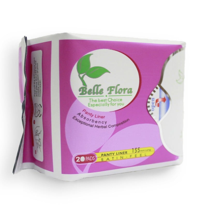 Bộ băng vệ sinh cotton hằng ngày BELLE FLORA - 2 gói