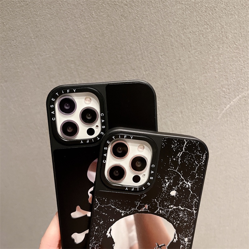 Ốp Điện Thoại In Hình Đầu Lâu Cho iphone 15 14 pro max 13 pro max 11 promax 12promax