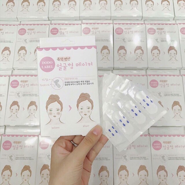 MIẾNG DÁN THON GỌN MẶT DODO LABEL  Miếng dán thon gọn mặt DoDo Label - V-line chỉ trong vài giây