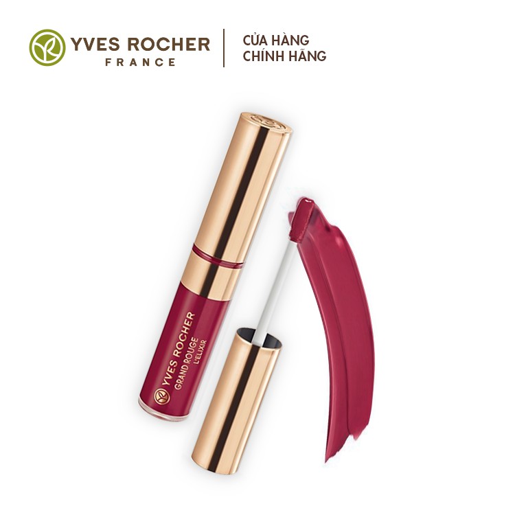 Son Kem Lì Yves Rocher Grand Rouge L'elixir Liquid Lipstick - 109 Raspberry – 7ml