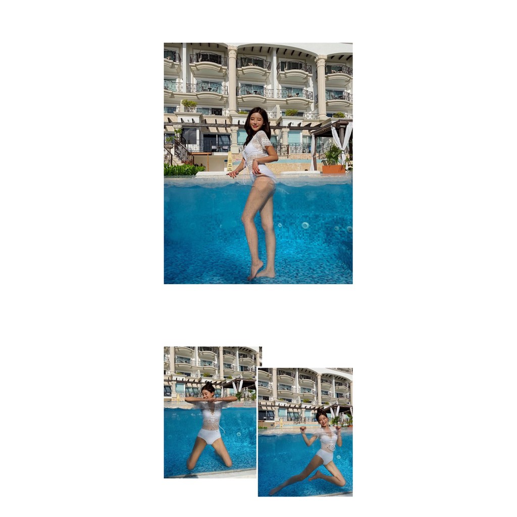 Bikini Đi Biển Ren Trắng Sữa Đồ Bơi Nữ 2021 Quảng Châu Chất Đẹp RTS21 2346 K5-B2