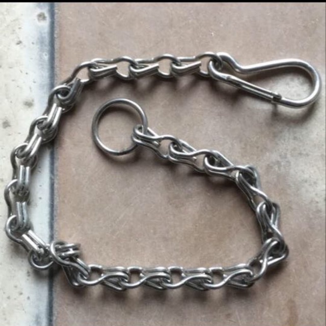 Vòng cổ chó mèo inox loại trung
