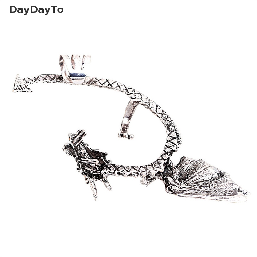 Khuyên Vành Tai Hình Rồng Phong Cách Gothic Punk Cổ Điển Cho Nam Và Nữ