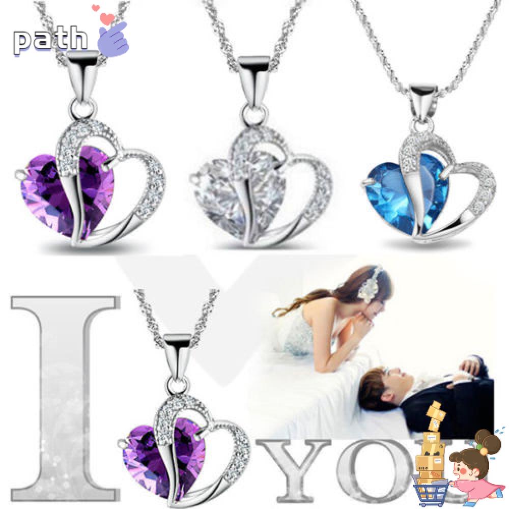PATH Fashion Necklace Women Chain Pendant Heart|Stylish|Lady|Jewelry/Multicolor