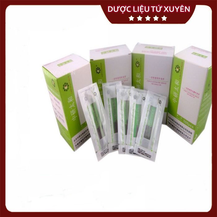 Kim châm cứu Thái Hòa Đóng Túi Hộp 500kim Siêu rẻ- Sắc, Mảnh