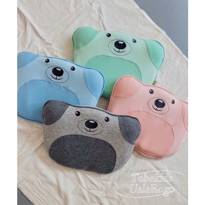 Gối chống bẹp đầu MMF Teddy UalaRogo Dùng Cho Bé Từ Sơ Sinh 31x21x3.5x2cm