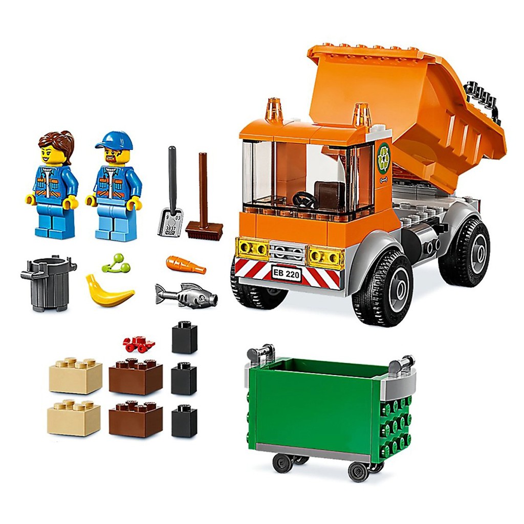 Mô hình Lego City - Xe Tải Chở Rác 60220