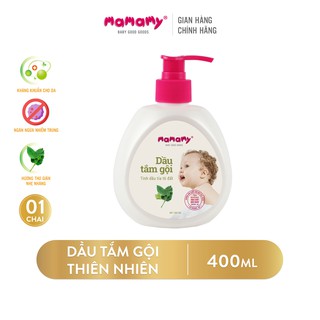 Dầu tắm cho bé sơ sinh, dầu tắm gội Mamamy tinh dầu bưởi