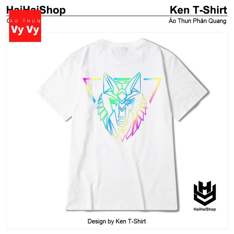 Áo Thun Phản Quang Chó Sói Hades Cotton 75% Form Rộng Unisex HaiHaiShop, Ken T-Shirt.