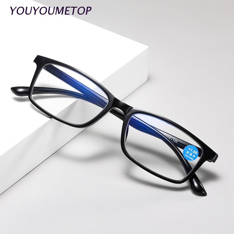 (Hàng Mới Về) Kính Đọc Sách Tr90 200 Độ + 2.0 Chống Tia Sáng Xanh Unisex