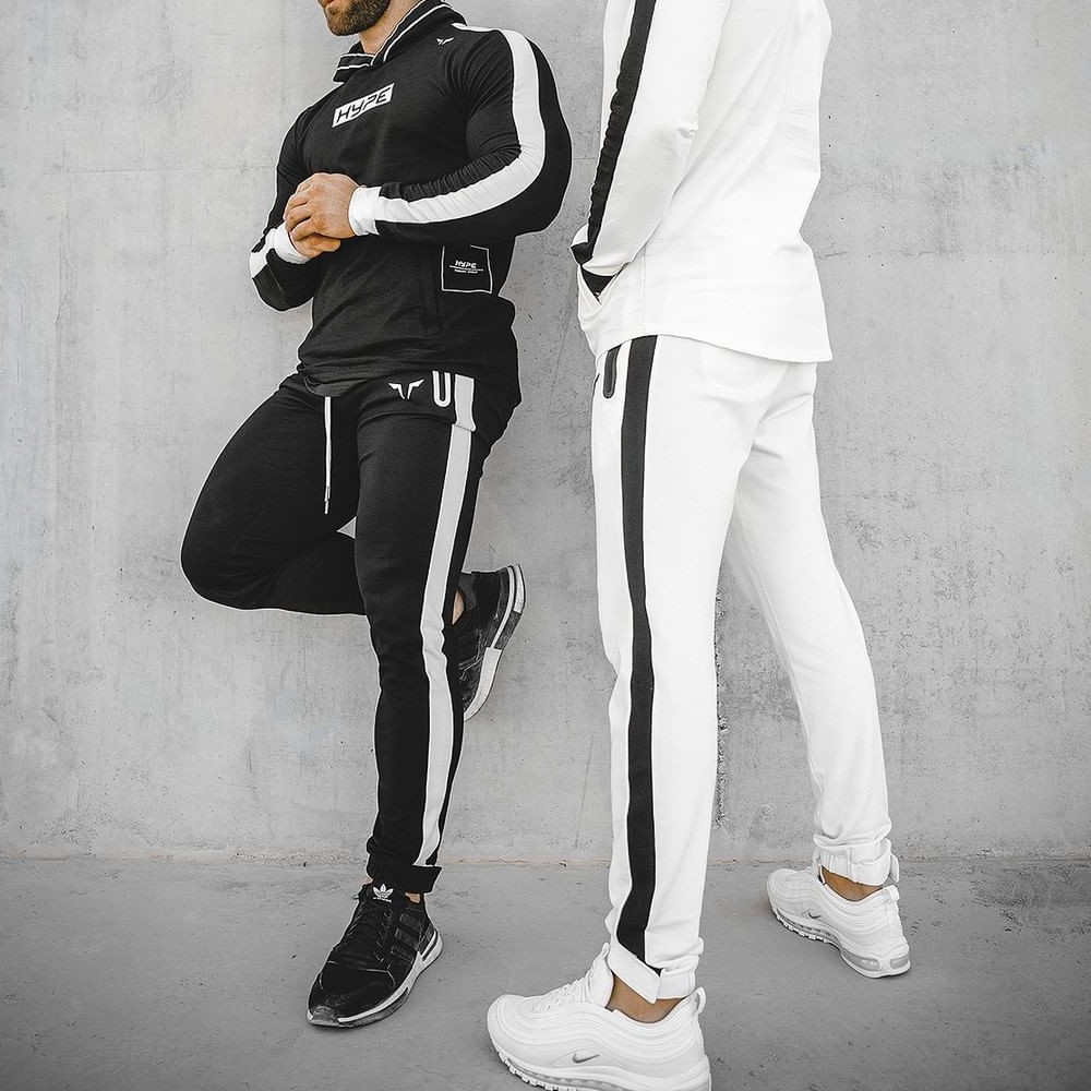 Men's sports jogging pants cotton casual trousers