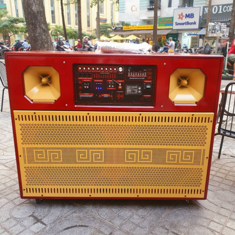 Loa kéo 4 tấc đôi công suất lớn