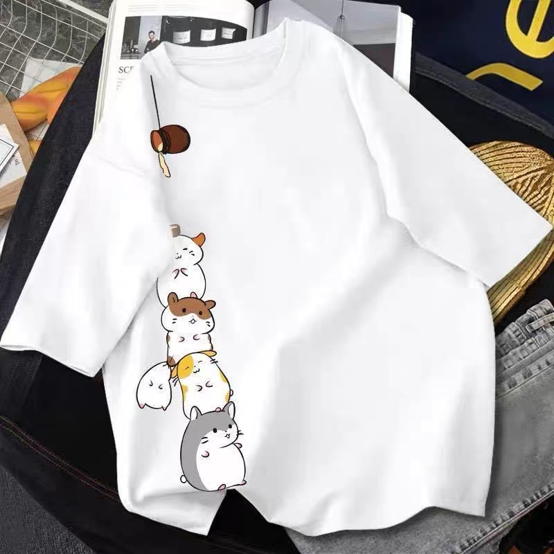 Áo thun tay lỡ form rộng unisex oversize, áo phông nam nữ đẹp ulzzang CHUỘT ANHStore A11