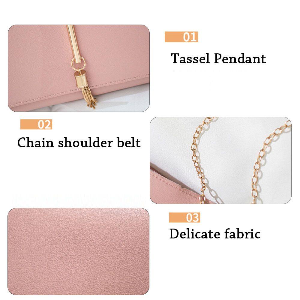 BEAUTY Túi Xách Dây Đeo Xích Kiểu Dáng Đơn Giản