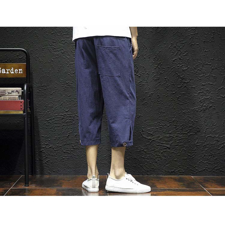 Quần lửng Kanye thoáng khí thời trang mùa hè cho nam kích cỡ M-5XL